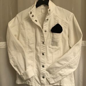CHICO’s white Jean jacket